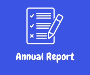 Graphic of checklist with 'Annual Report' text