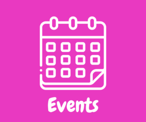 Graphic of calendar with 'Events' text