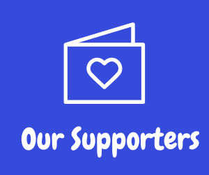 Graphic of card with 'Our Supporters' Text