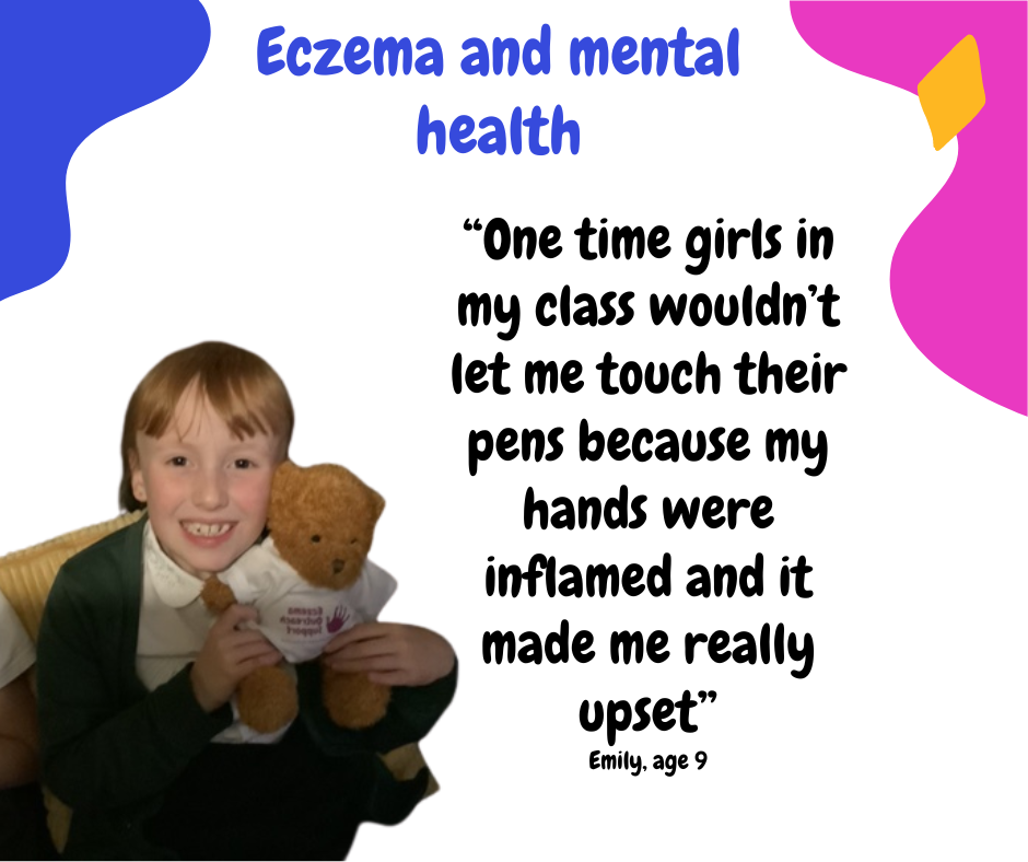Graphic with child and mental health quote