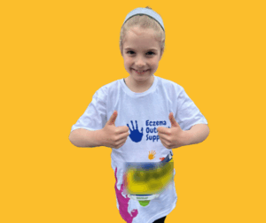 two kids at fundraiser